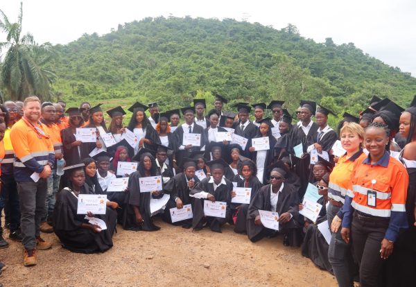 Graduates of Community Driver Training from FG Gold in Baomahun